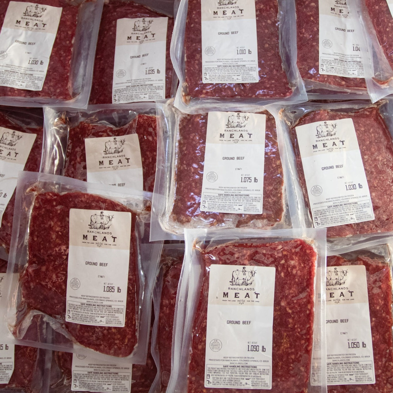 Meat Bags-Ground Beef 2# 25/Pkg - North Central Foods