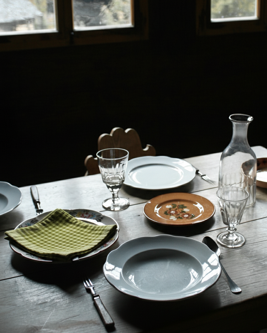 Grid Napkin Pair - Meadow