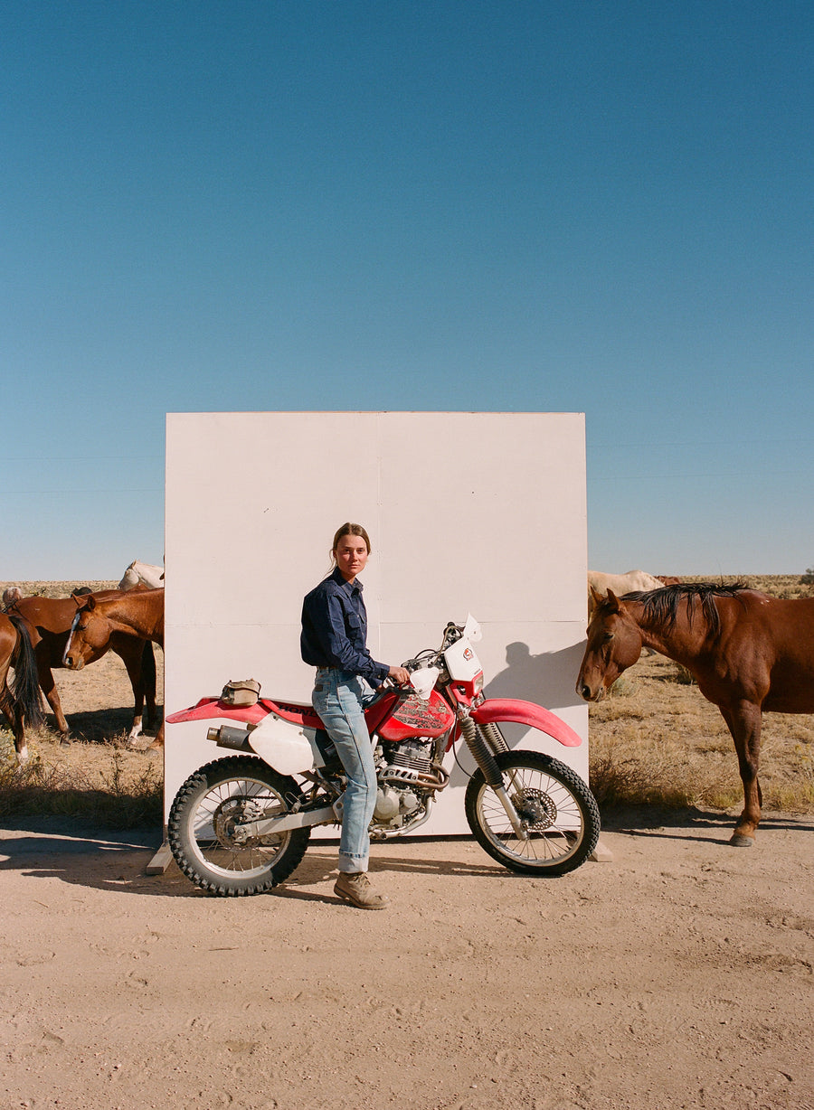 RB Sellars Womens Half-Button Workshirt