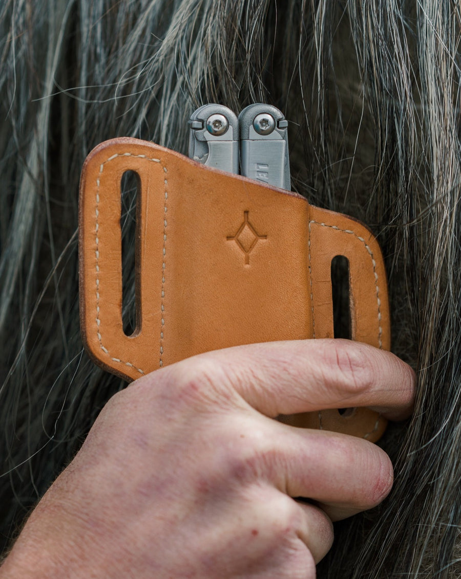 Ranchlands Mercantile: Leatherman Wave + with Handmade Leather Sheath