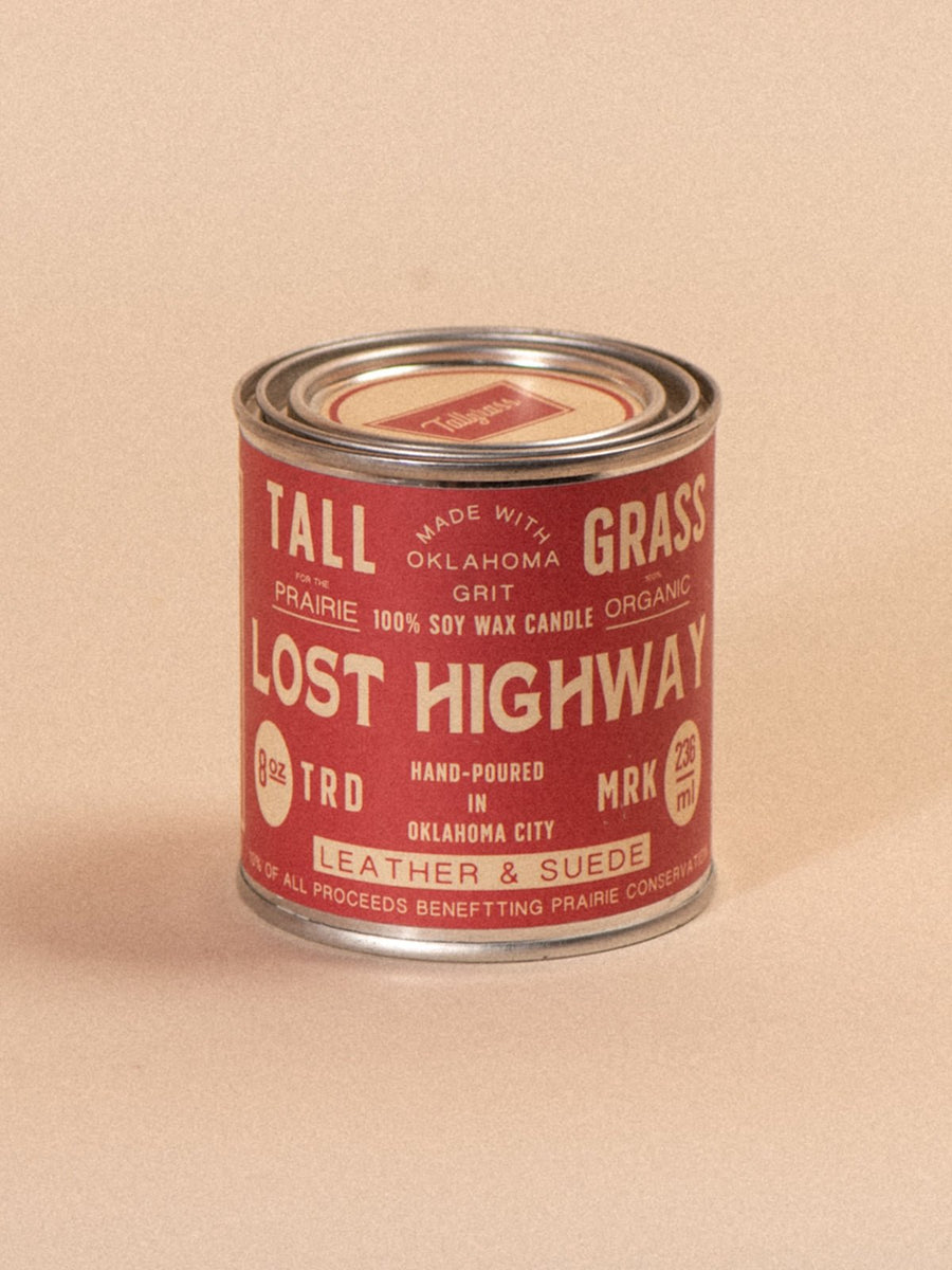 Tallgrass Supply Co Lost Highway Candle
