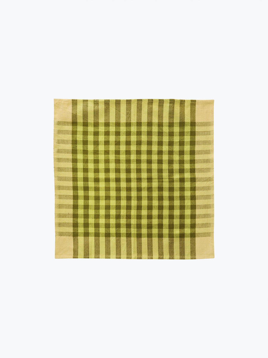 Grid Napkin Pair - Meadow