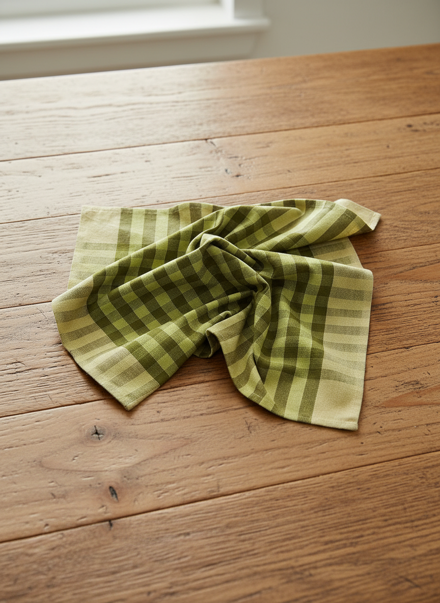 Grid Napkin Pair - Meadow