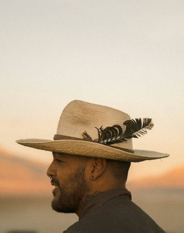 Amarillo | Mens Palm Straw Hat by American Hat Makers