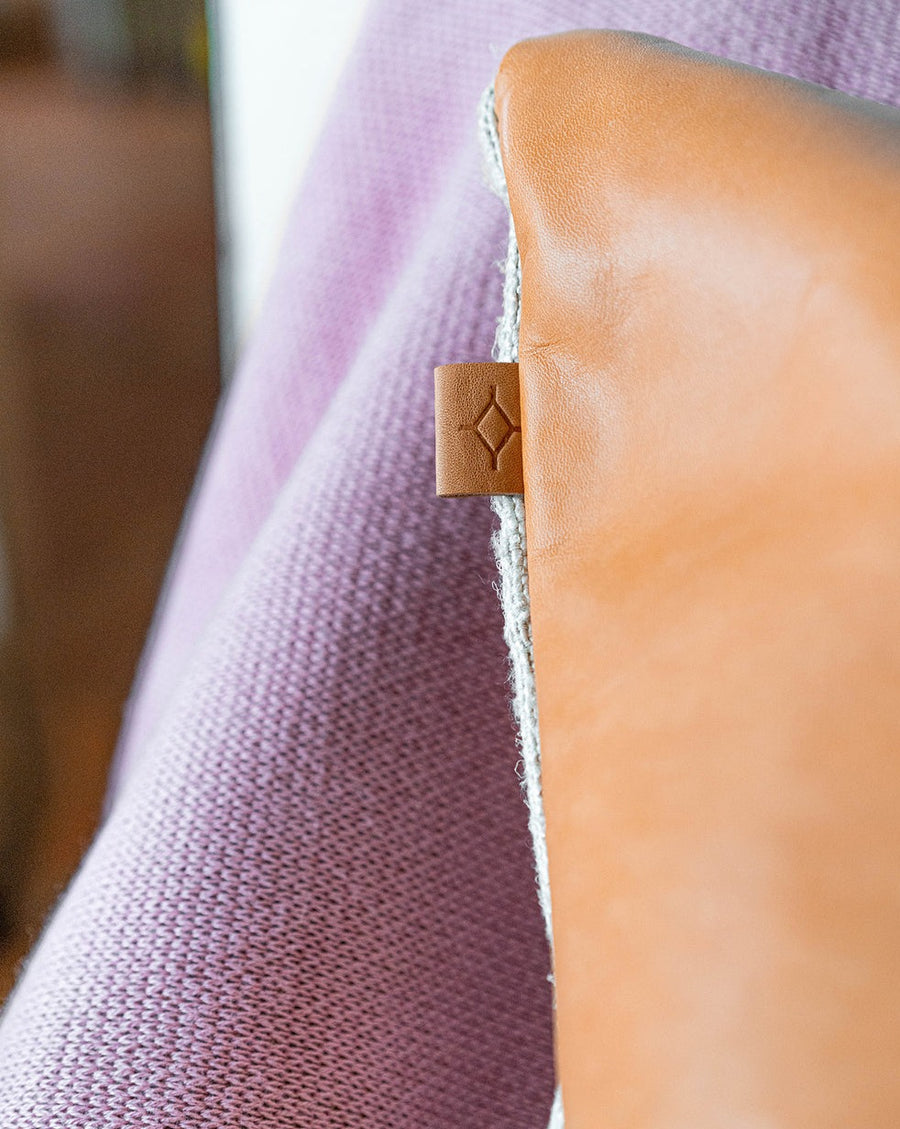 Patchwork Leather Pillow