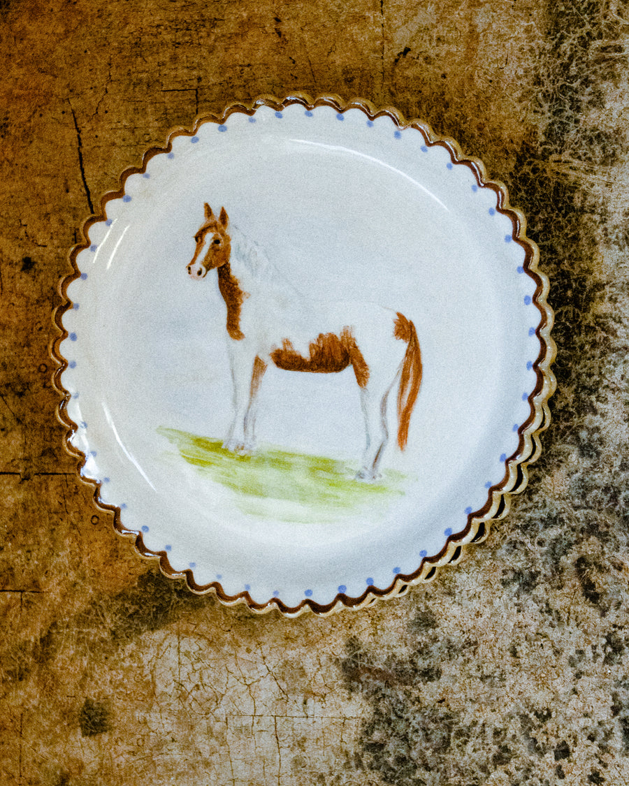 Paint Horse Plate